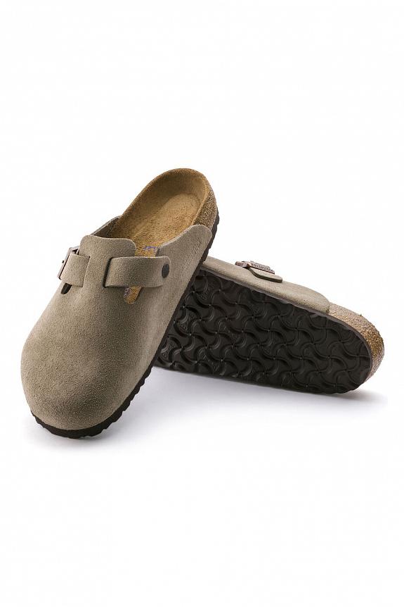 Birkenstock Boston Suede Leather Taupe